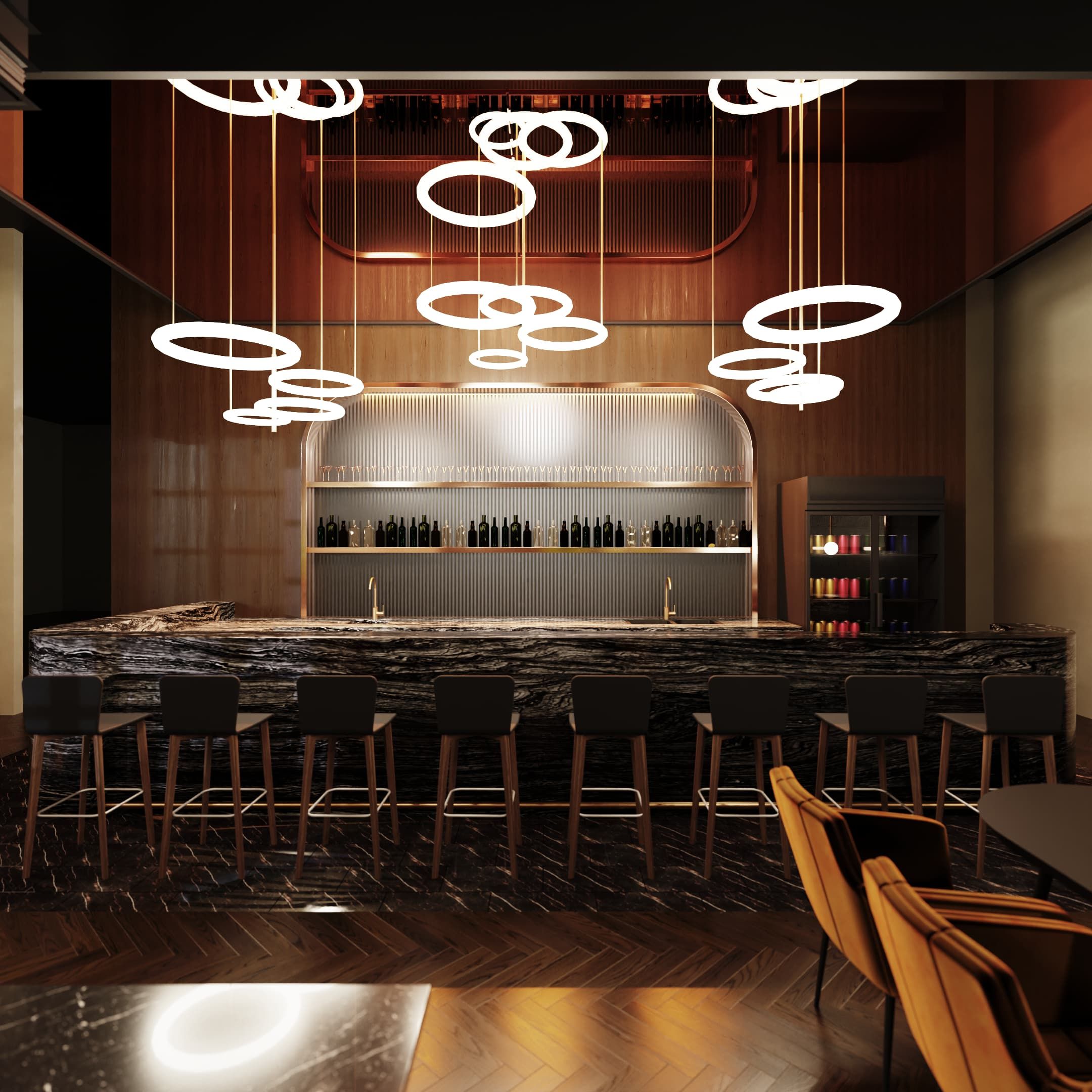 Lovely Sweets restaurant interior design