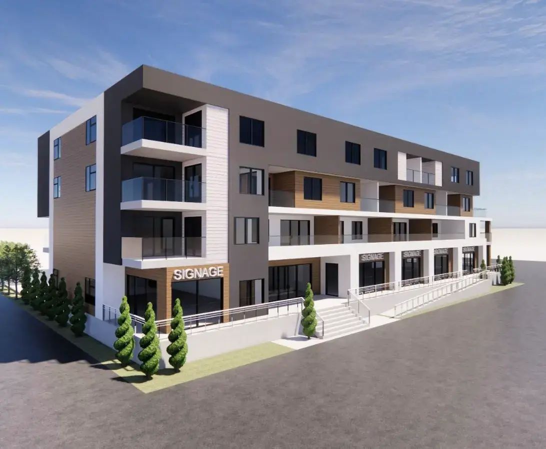Four-storey Erlton mixed-use building with retail at grade and apartments above