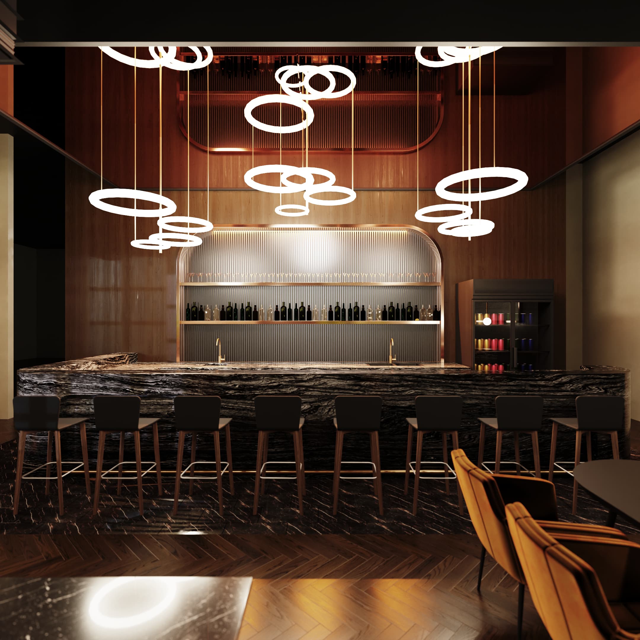 Lovely Sweets restaurant interior design