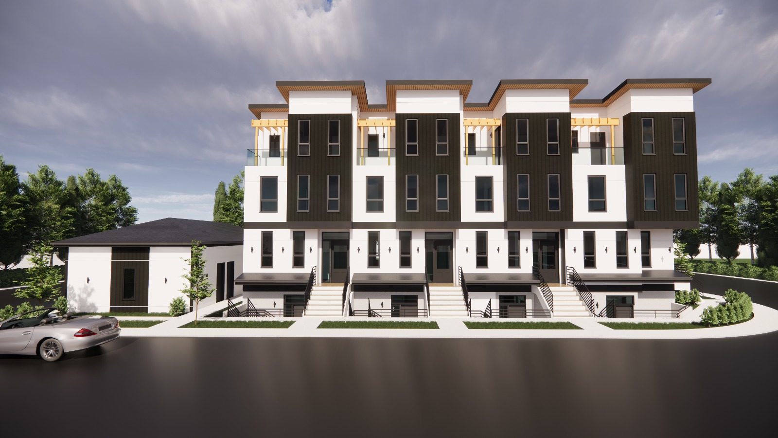 Mixed-use development rendering